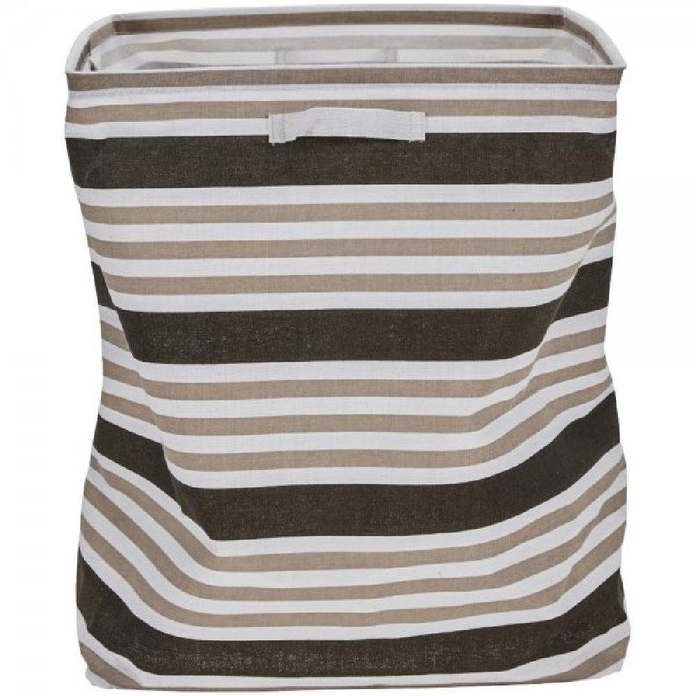 House Doctor Aufbewahrungsbox Aufbewahrungskorb Store Braune Streifen (40x40x50cm)