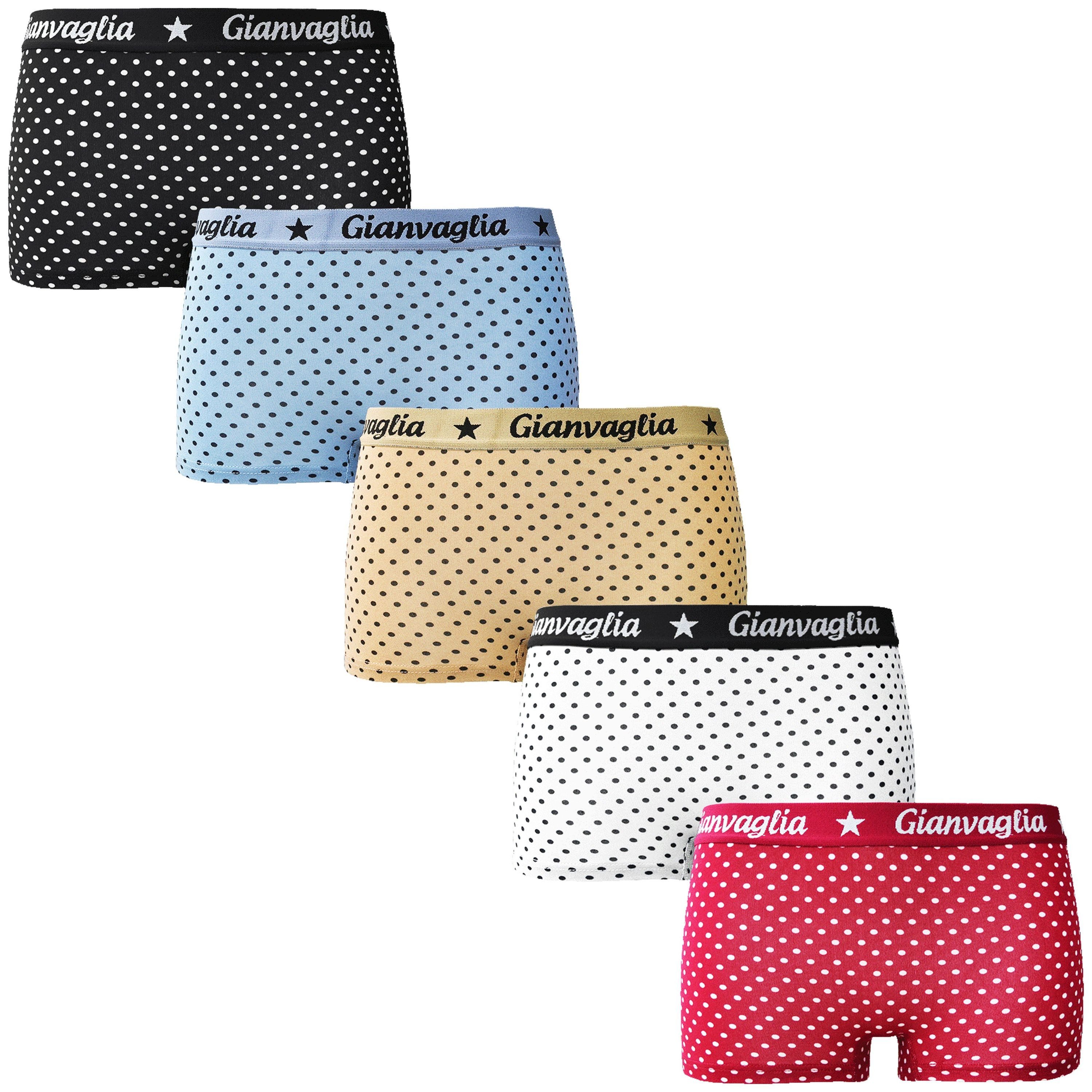 TEXEMP Boxershorts 5er Pack Mädchen Boxershorts Unterwäsche Unterhose Baumwolle Panty (5-St) Atmungsaktiv - Pflegeleicht