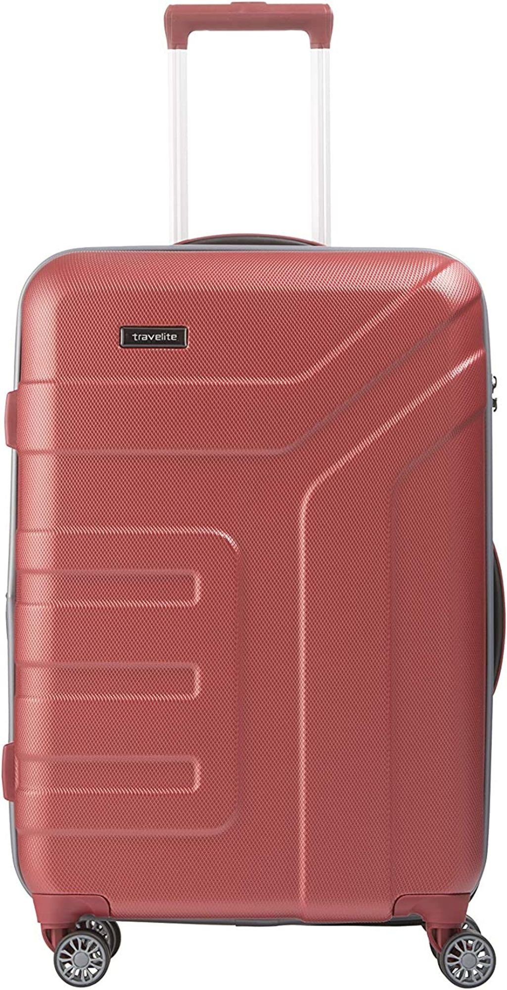 travelite Koffer 72048-88, Travelite Vector 4 Rollen Rot 70 cm Trolley M Koffer 72048-88