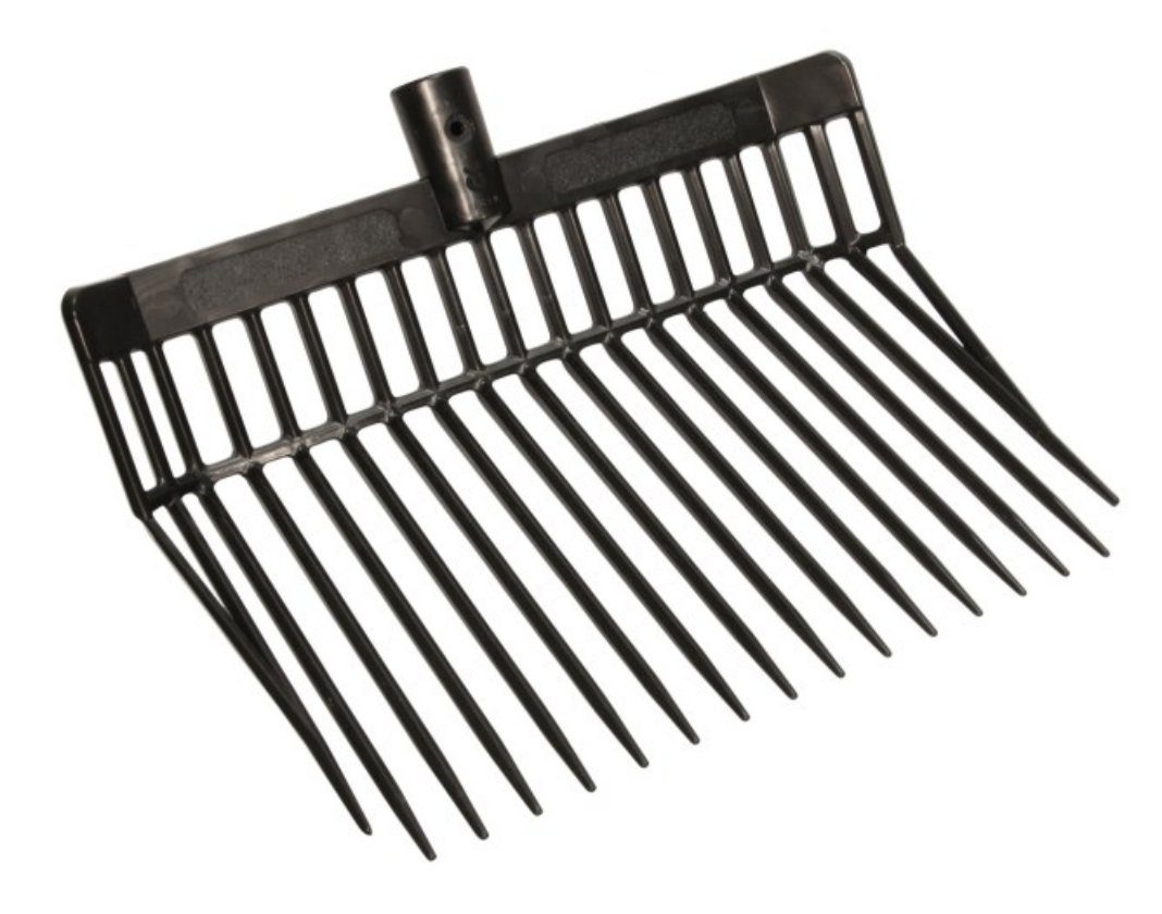 Laubgabel Dunggabel Premium, grün inkl. Aluminiumstiel 323478