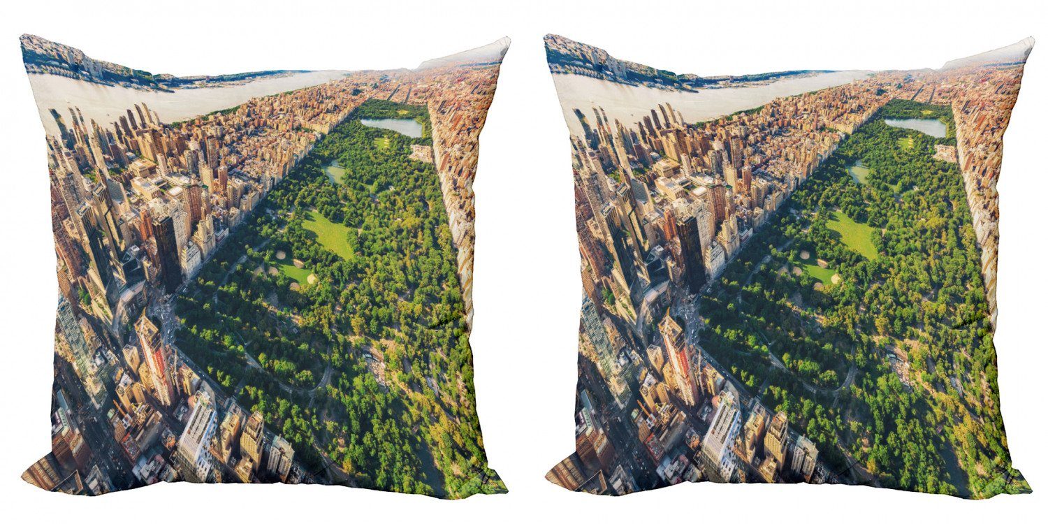 Kissenbezüge Modern Accent Doppelseitiger Digitaldruck, Central Park Stück), (2 anzeigen Vereinigte Abakuhaus Staaten