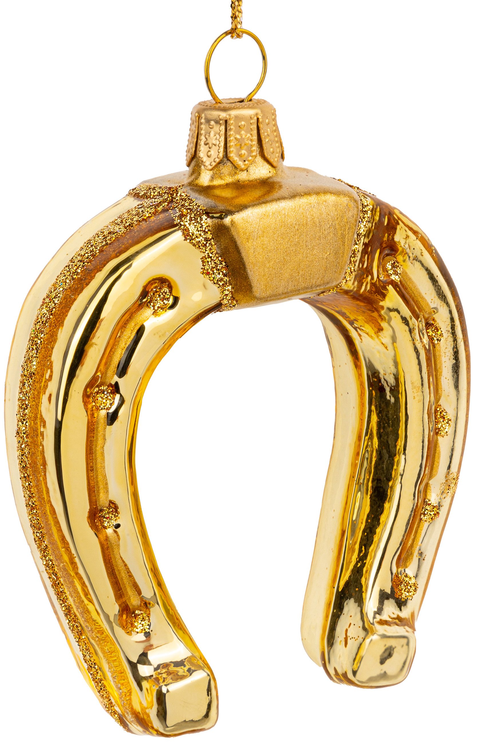 SIKORA Christbaumschmuck Hufeisen besondere Weihnachtskugel Glas Figur Anhä günstig online kaufen