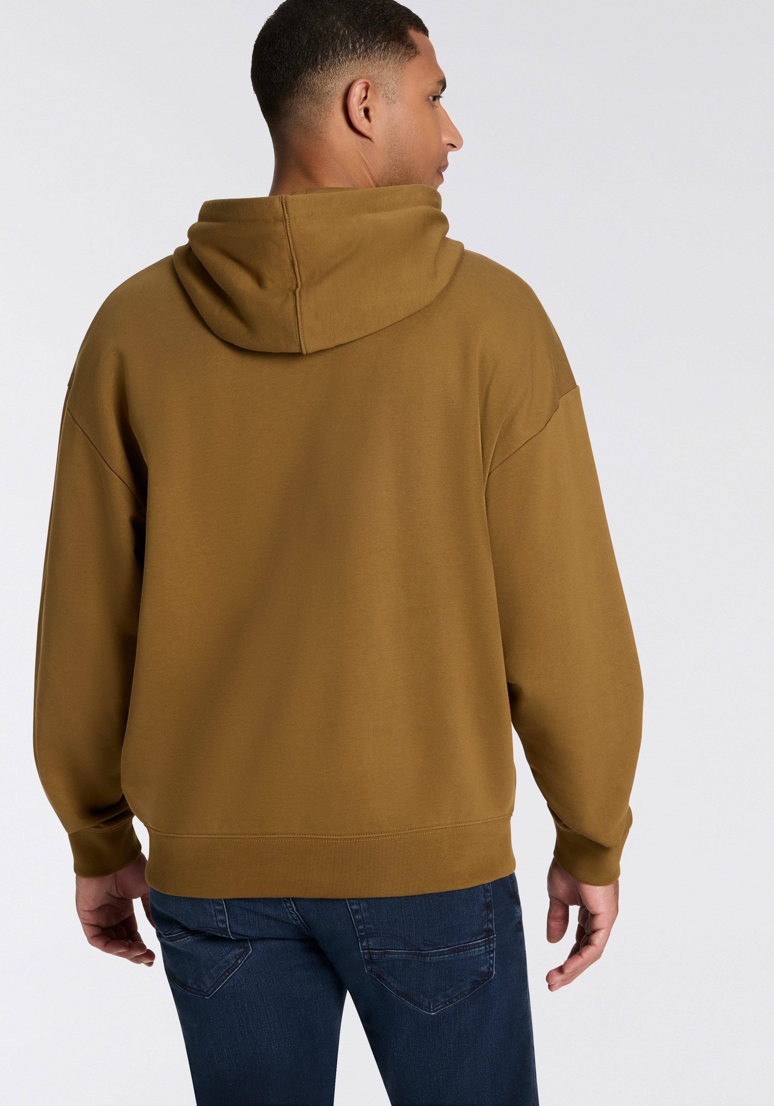 HUGO Blue Kapuzensweatshirt Nildi mit großem HUGO-Druck günstig online kaufen