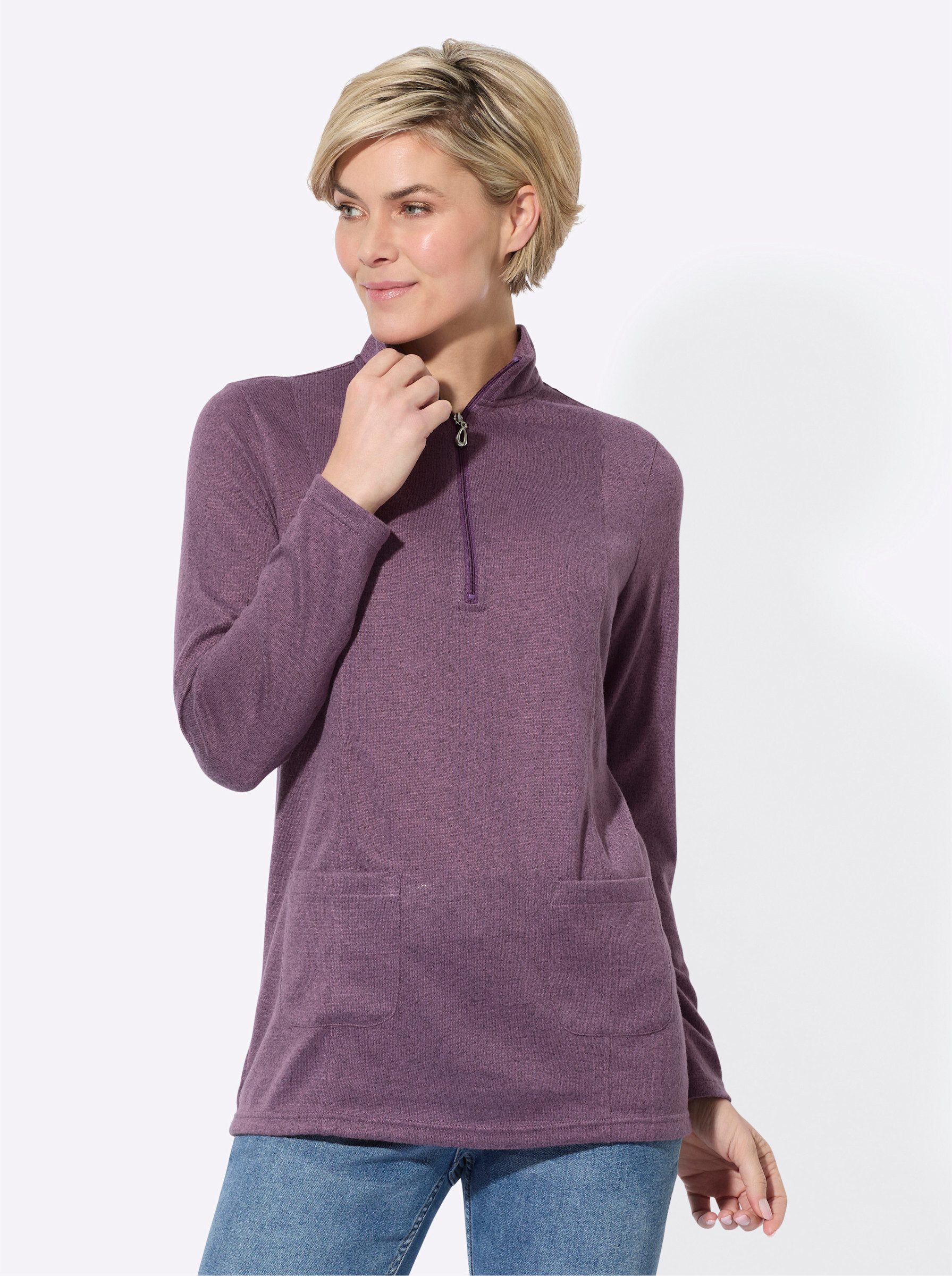 T-Shirt Longshirt Langarm