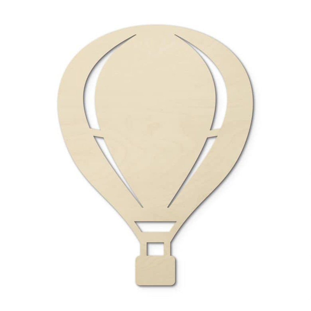 K&L Wall Art Holzbild Heißluftballon Poster günstig online kaufen