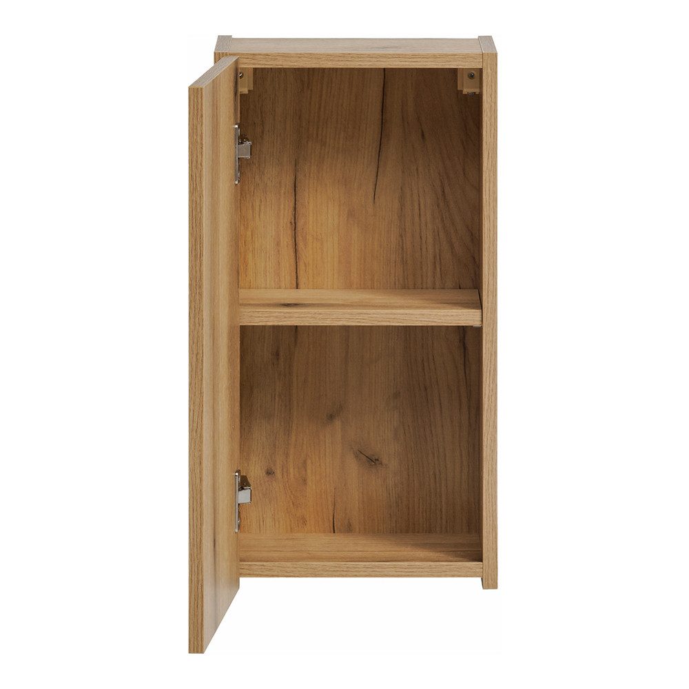 Lomadox Hängeschrank NEWPORT-56-OAK 30cm, in Eiche, Metallgriffe – Bild 4 von 5