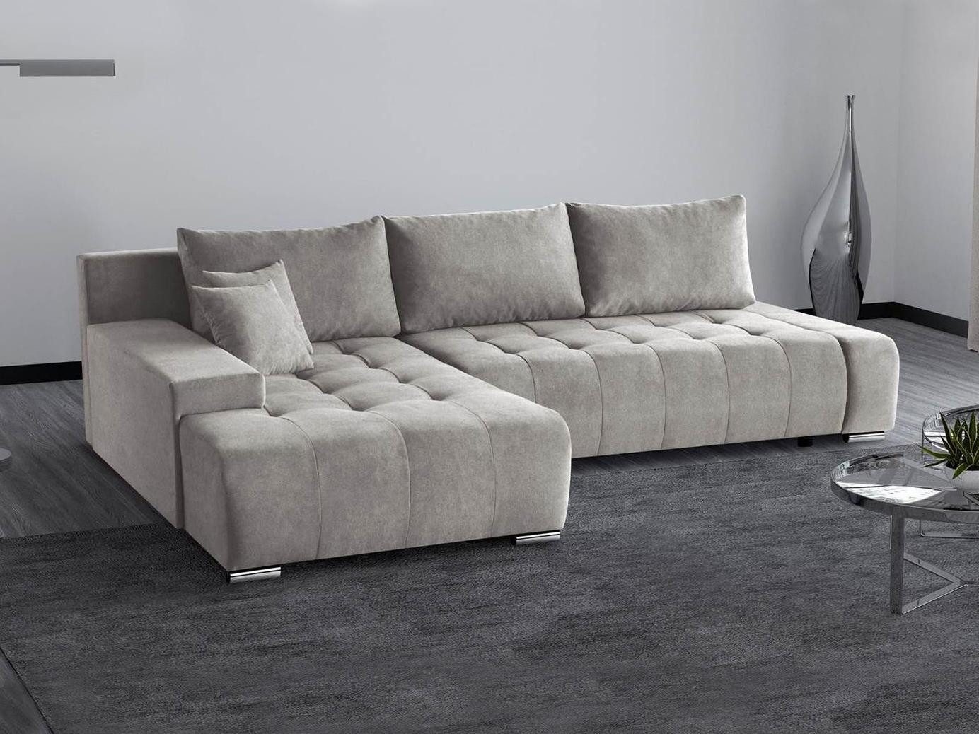 Beautysofa Ecksofa DRACO mit Schlaffunktion und günstig online kaufen