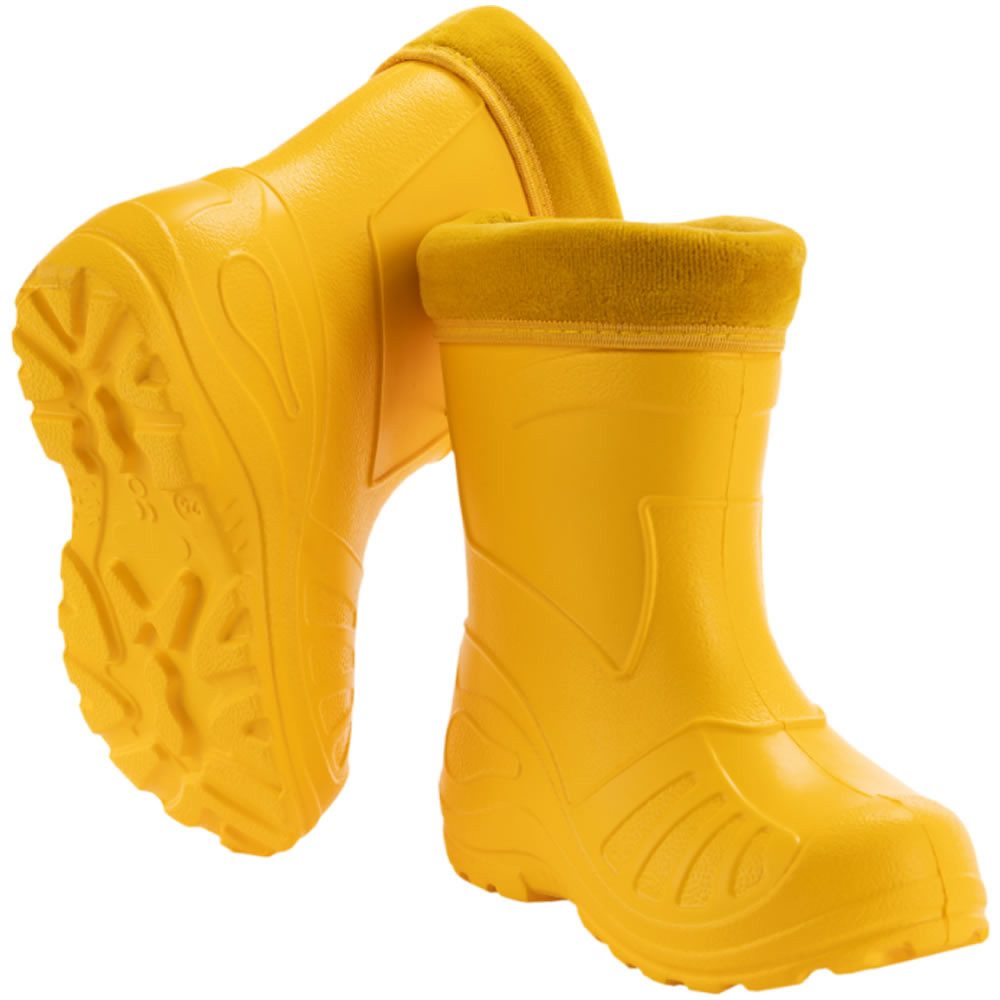 KOLMAX Kinder Gummistiefel gefüttert EVA leicht wasserdicht warm Gummistiefel wasserdicht