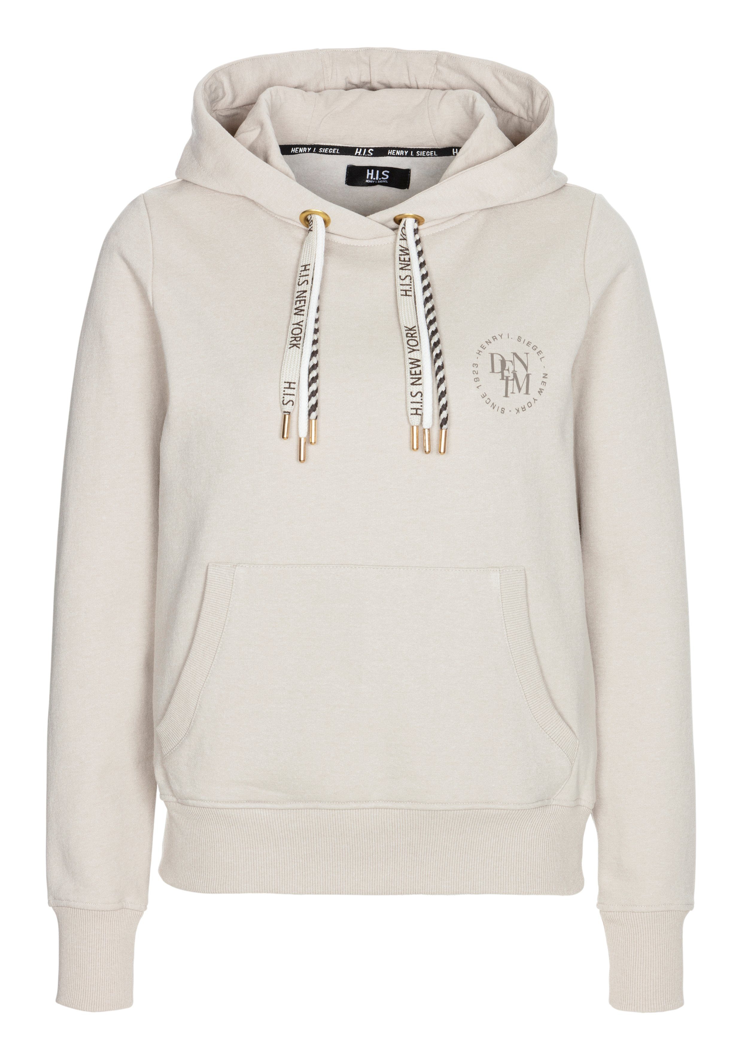 H.I.S Sweatshirt mit Logo-Print und mehrfarbigen Kordeln mehr