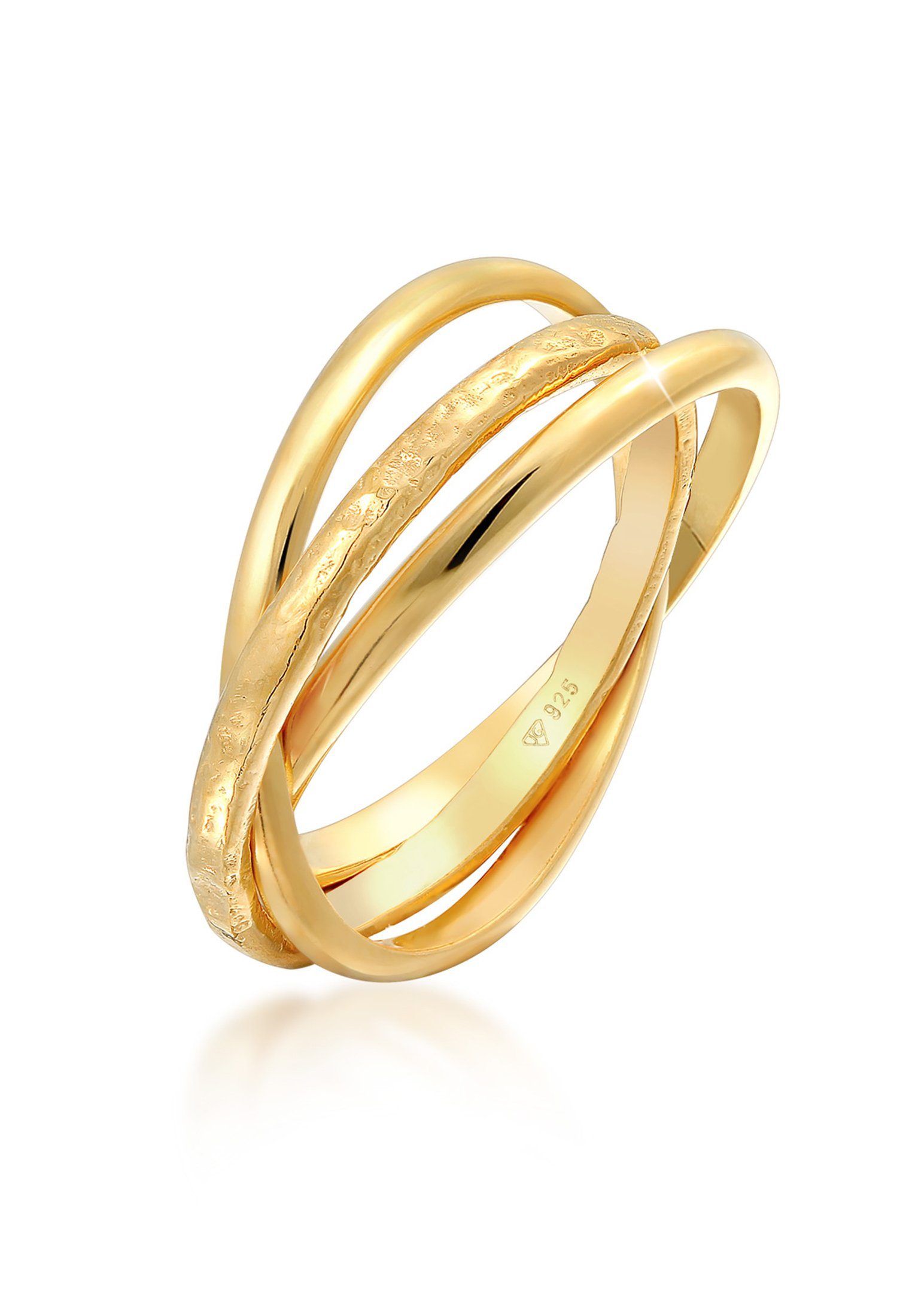 Fingerring Basic Wickelring Trend Trinity 925 Silber