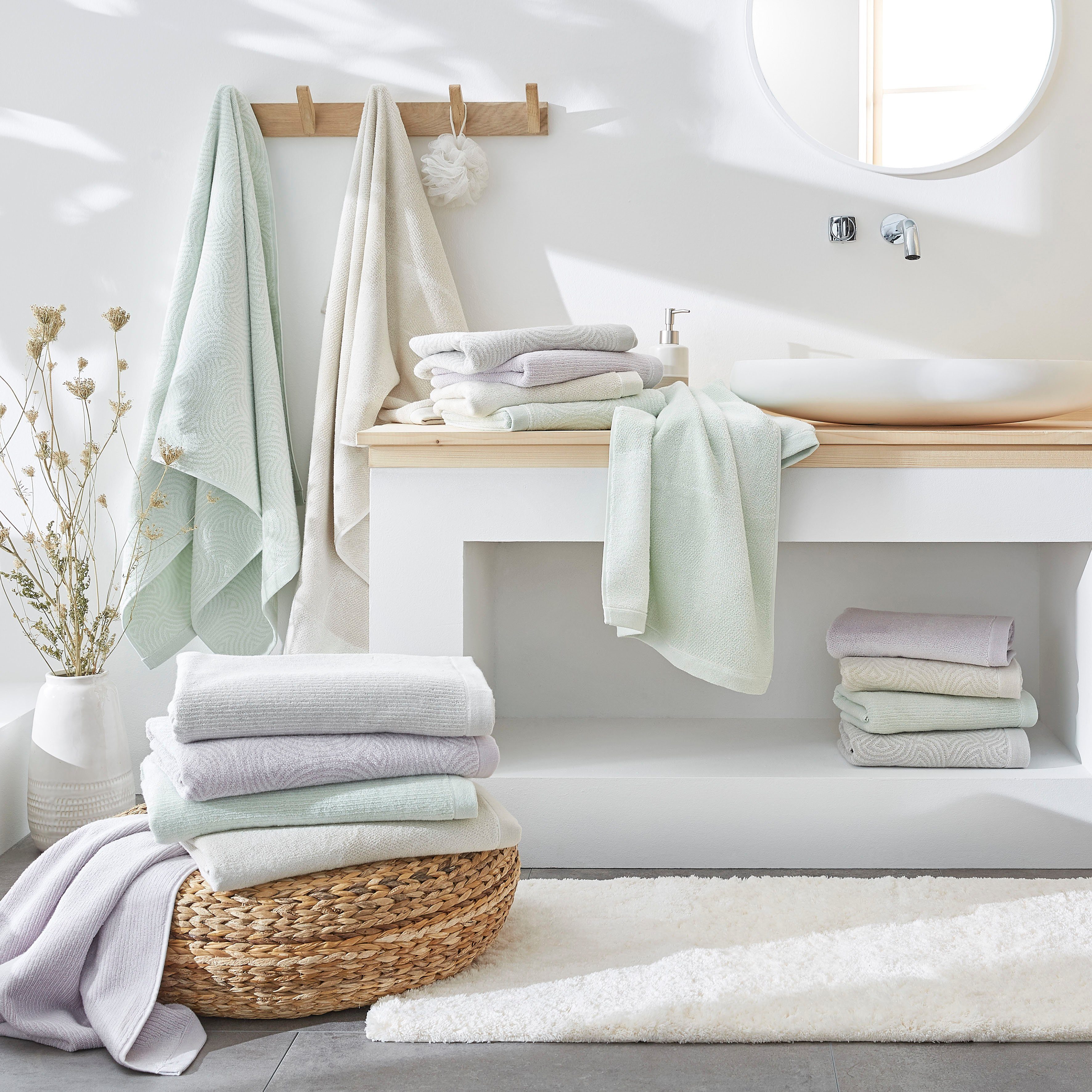 Dyckhoff Handtuch Set »Landscape«, Set, 6 tlg., Walkfrottier, 4 Handtücher günstig online kaufen
