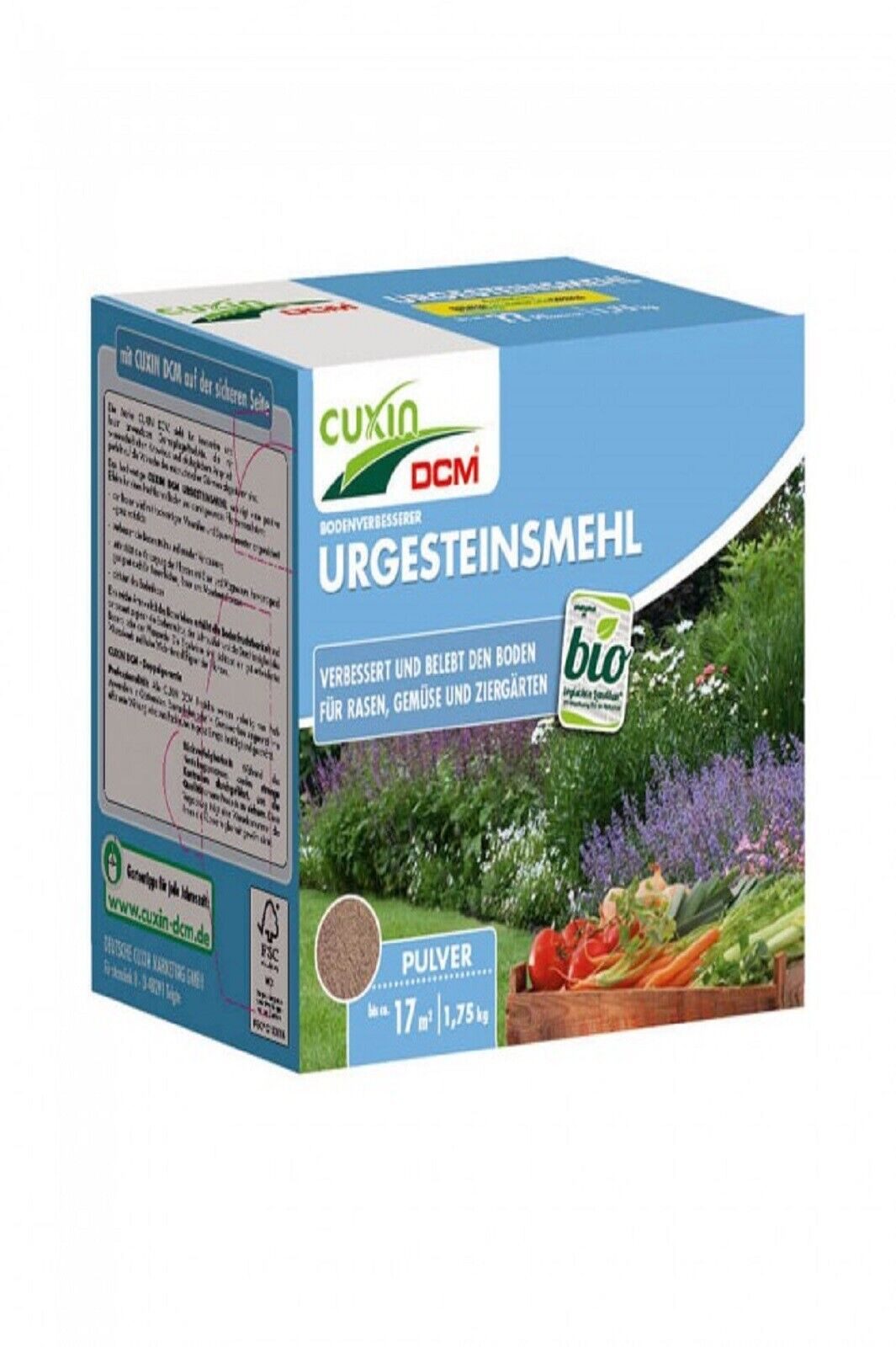 Cuxin DCM Gartendünger DCM Cuxin Urgesteinsmehl 1,75 kg Bodenhilfsstoff