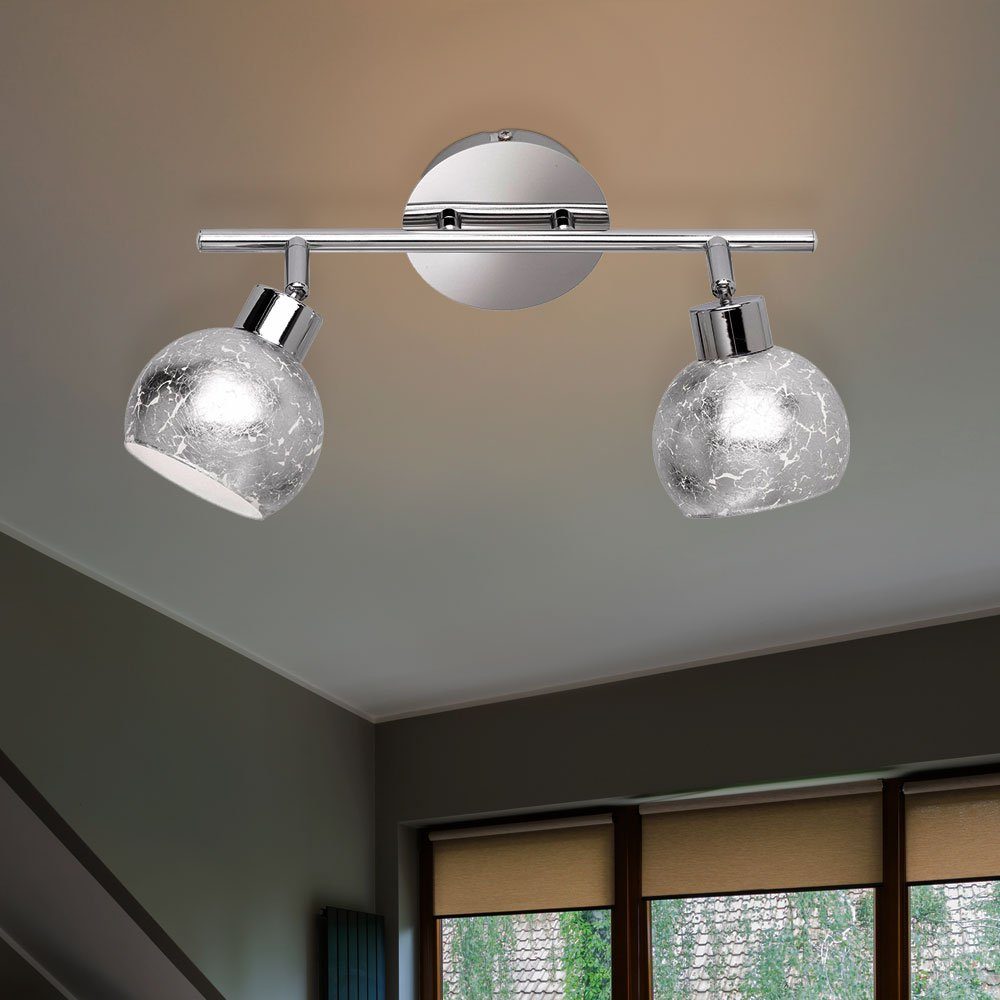 WOFI LED Deckenspot, Strahler Deckenlampe, Deckenstrahler inklusive, flammig Deckenleuchte Leuchtmittel nicht 2 Spots