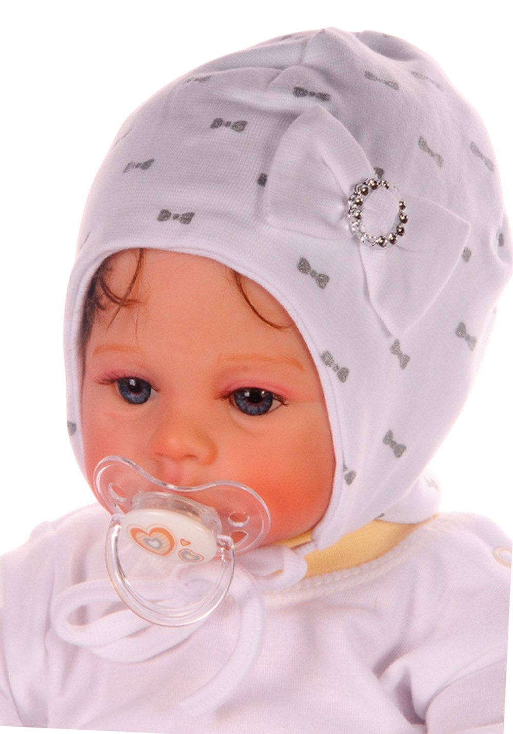 Erstlingsmütze Baby Mütze Übergangsmütze Mützchen für Mädchen