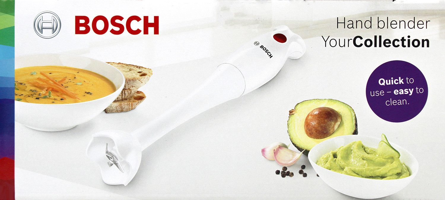 BOSCH Stabmixer Bosch MSMP1000 YourCollection Stabmixer 350W weiß/rot