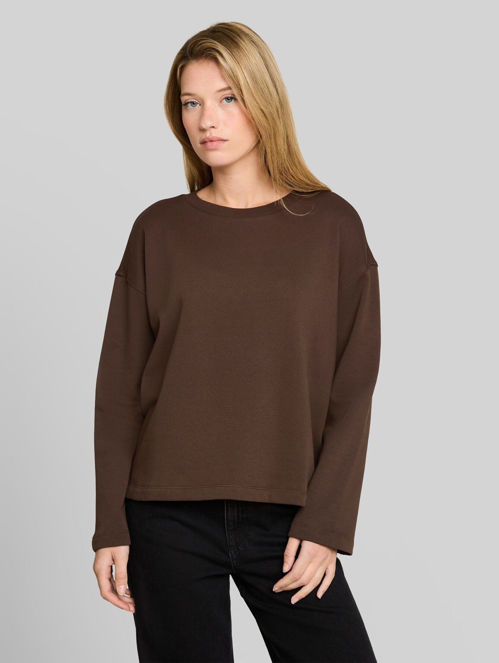 TOM TAILOR Denim Sweatshirt Strick & Sweatshirts Basic Sweatshirt aus Baumwolle