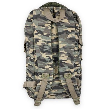 Taschen4life Freizeitrucksack Babyfish Rucksack BA01, Stoffrucksack, Laptopfach, robuster Canvas, uni & camouflage