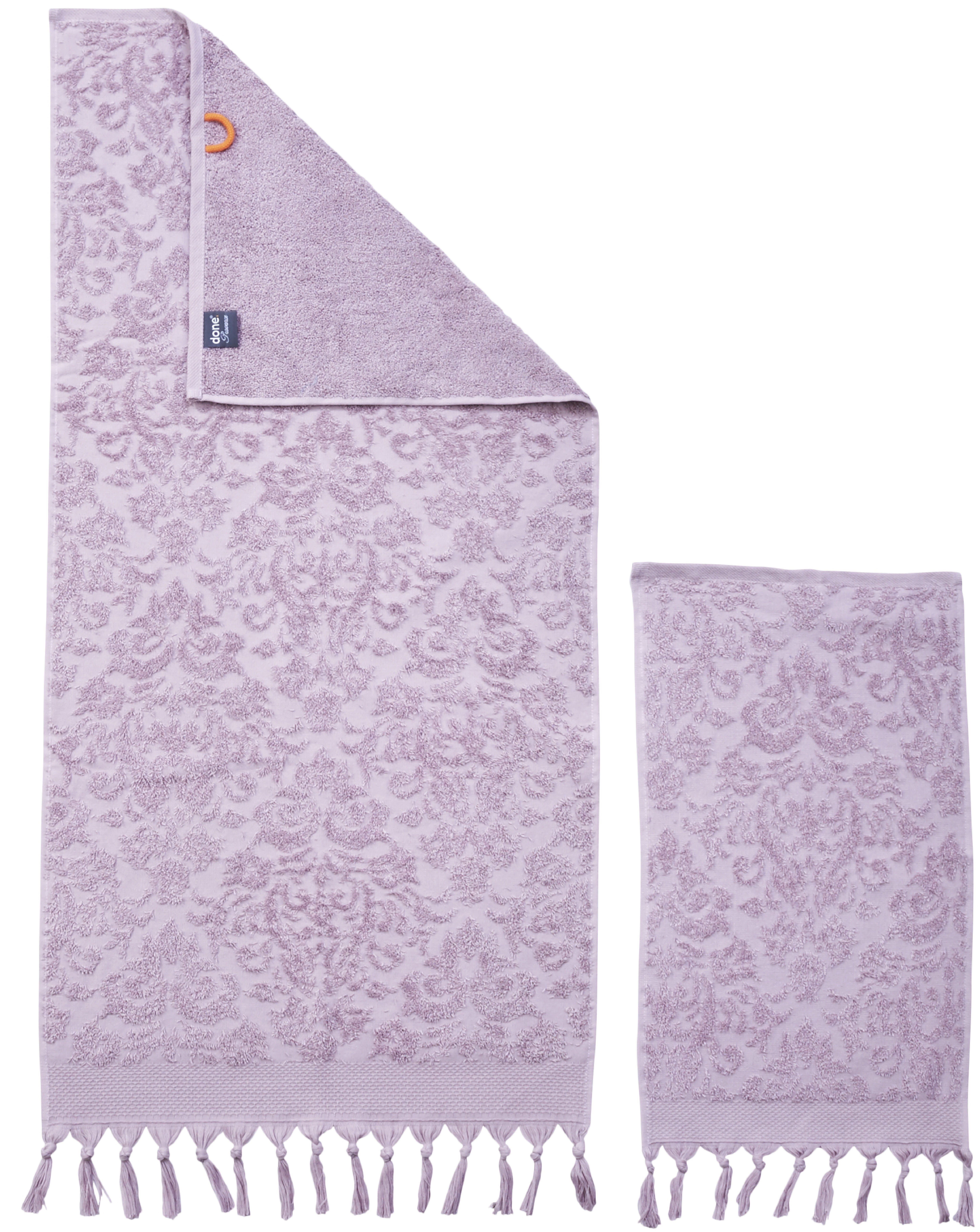 done.® Handtuch Set Provence Ornaments 2 Gästetücher (30x50 cm), 2 Handtücher (50x100 cm), Walkfrottier (Set, 4-St), Uni Farben, Ornamente, in verschiedenen Set Varianten erhältlich