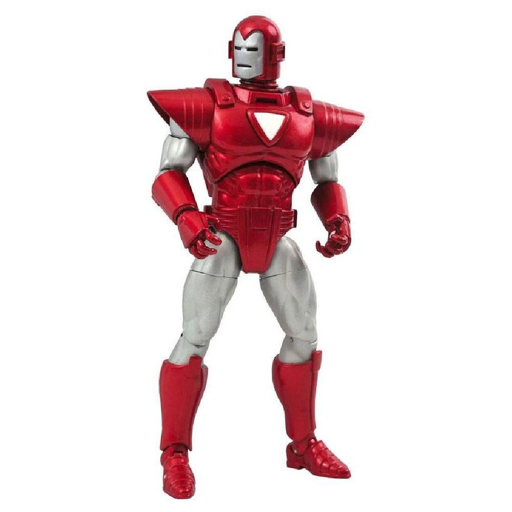 Diamond Select Toys Sammelfigur Marvel Iron Man Silver Centurion Action Figur 18cm