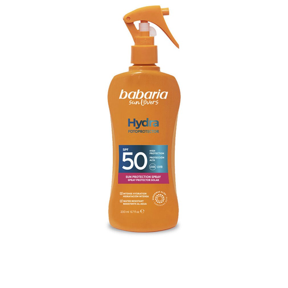 babaria Sonnenschutzpflege Es wäre Sun. Aloe Hydra Sfp50 Sonnenschutzspray