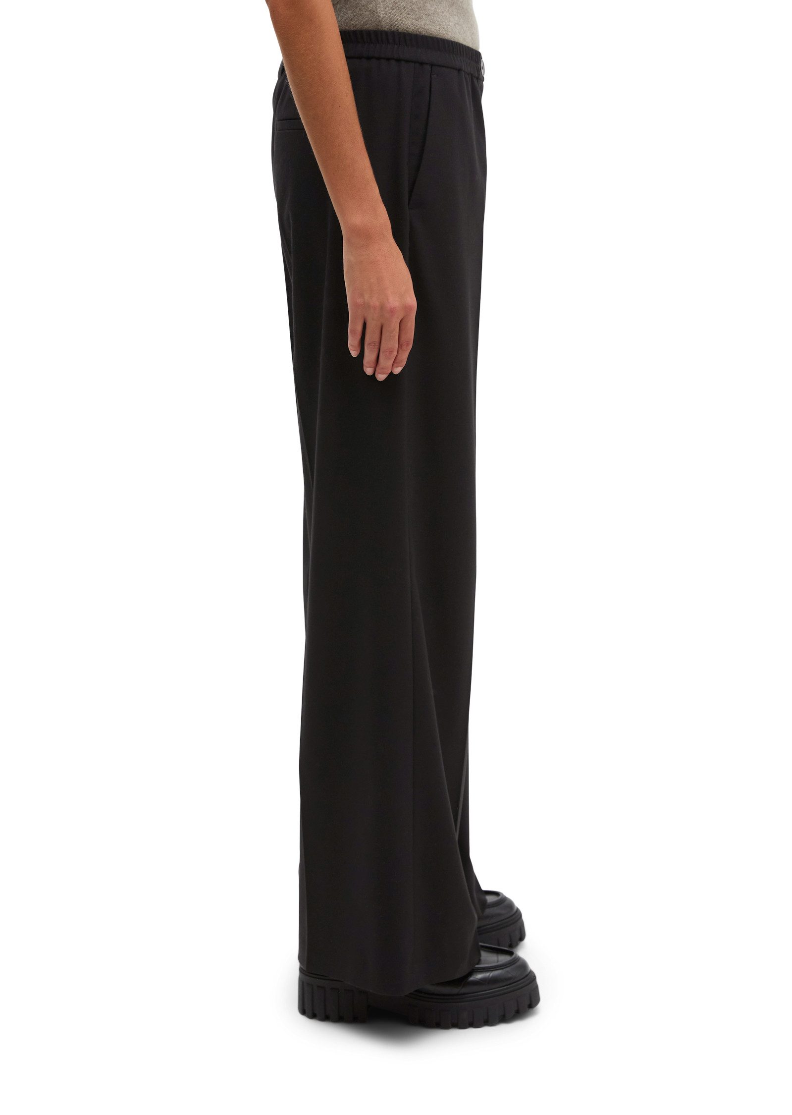 Marc O'Polo Stoffhose MARGO WIDE in Woll-Optik, Wide Fit – Bild 3 von 5