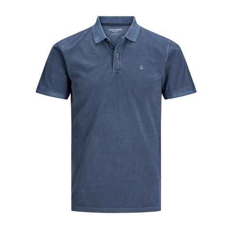 Jack & Jones Poloshirt Jack & Jones Herren Polohemd JjeWashed c Slim-Fit Washed-Optik