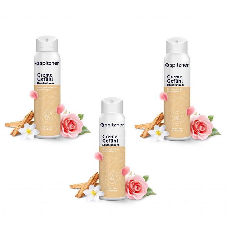 Spitzner Sauna-Aufgussset Spitzner Duschschaum Set Creme Gefühl 3x 150 ...