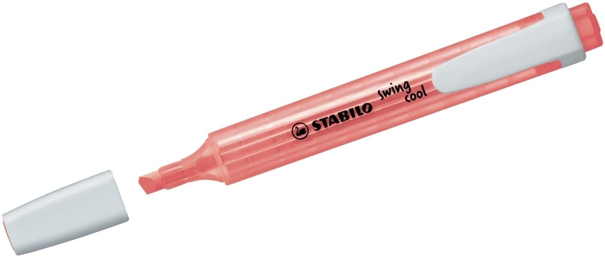 STABILO Marker Textmarker swing cool rot Packung mit 10 Stück