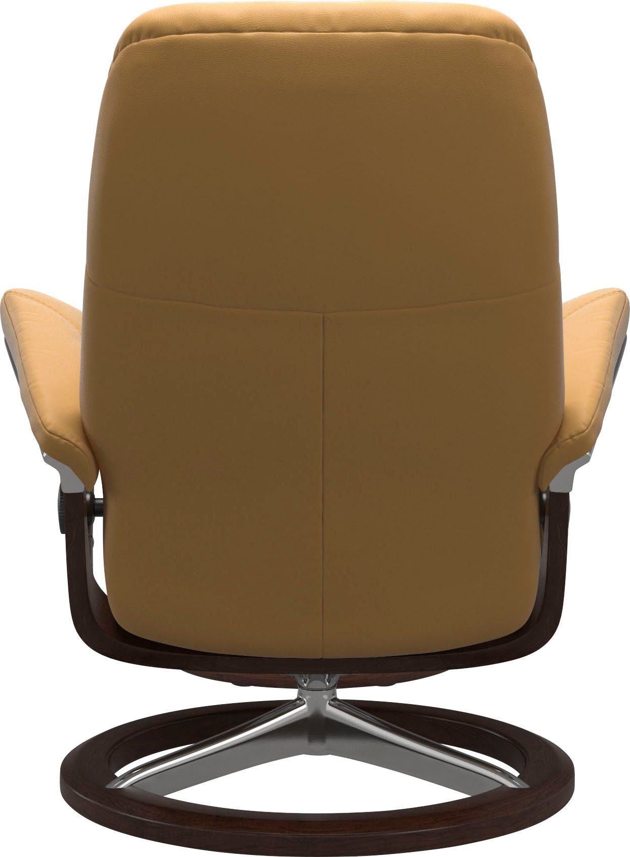 Größe mit Consul, M, Gestell Braun Base, Stressless® Signature Relaxsessel