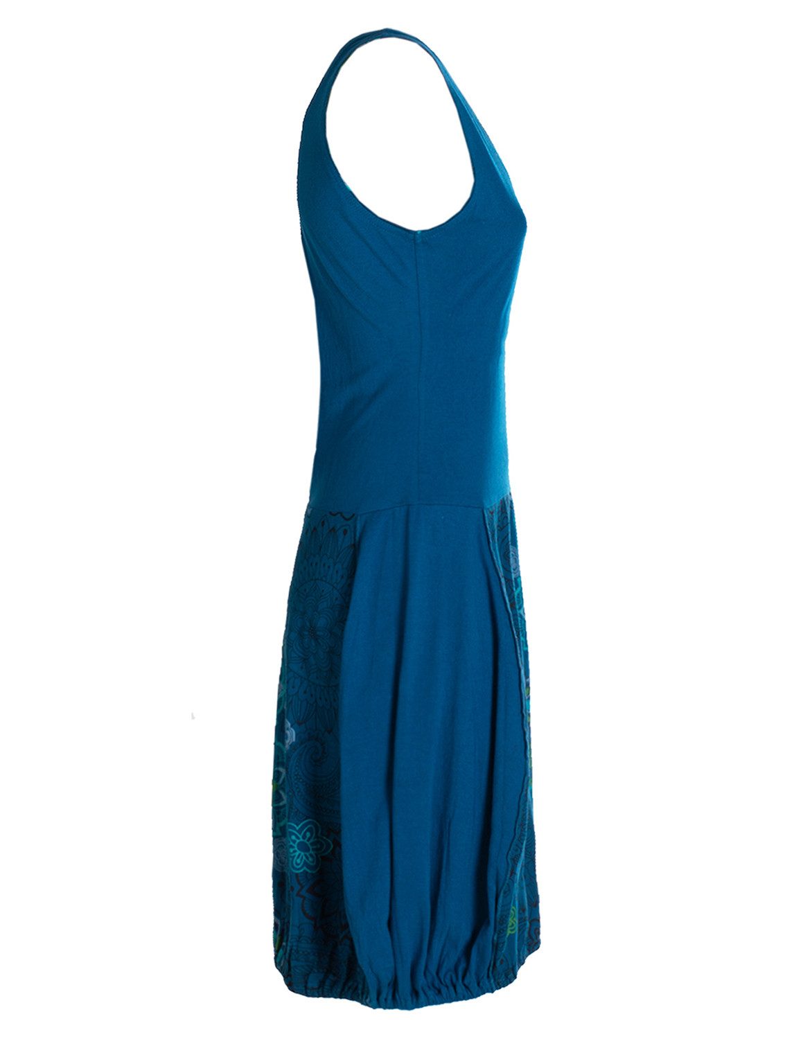 Vishes Ballonkleid Damen Kleid Baumwolle geblümt günstig online kaufen