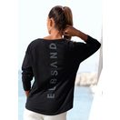 Elbsand Longsleeve Tinna mit Logodruck hinten, Langarmshirt aus Baumwoll-Mix, sportlich-casual