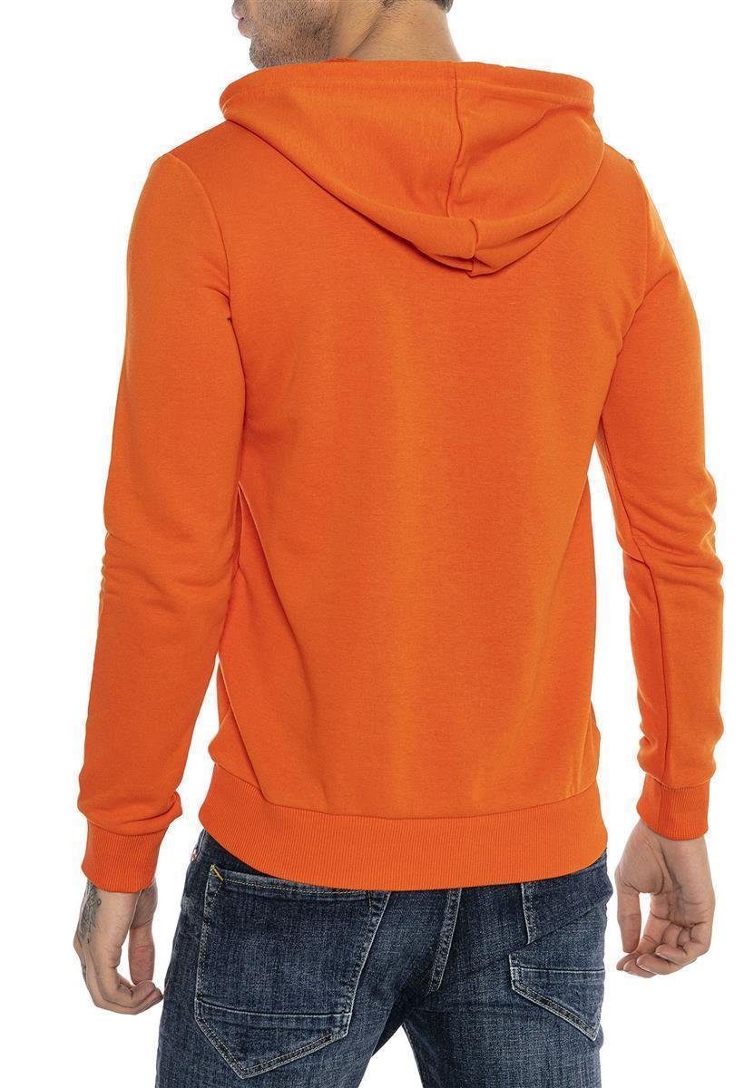 RedBridge Kapuzensweatshirt Orange Herren Jogginganzug Qualität Bridge Hoodie Premium Hose Premium Basic Red Set