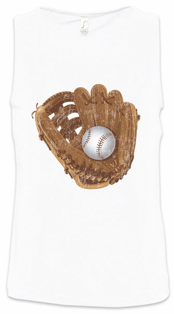 Urban Backwoods Tanktop Baseball Glove Ärmelloses T-Shirt Player Sport Passion Love Addiction Spielfeld Court Spieler Verein