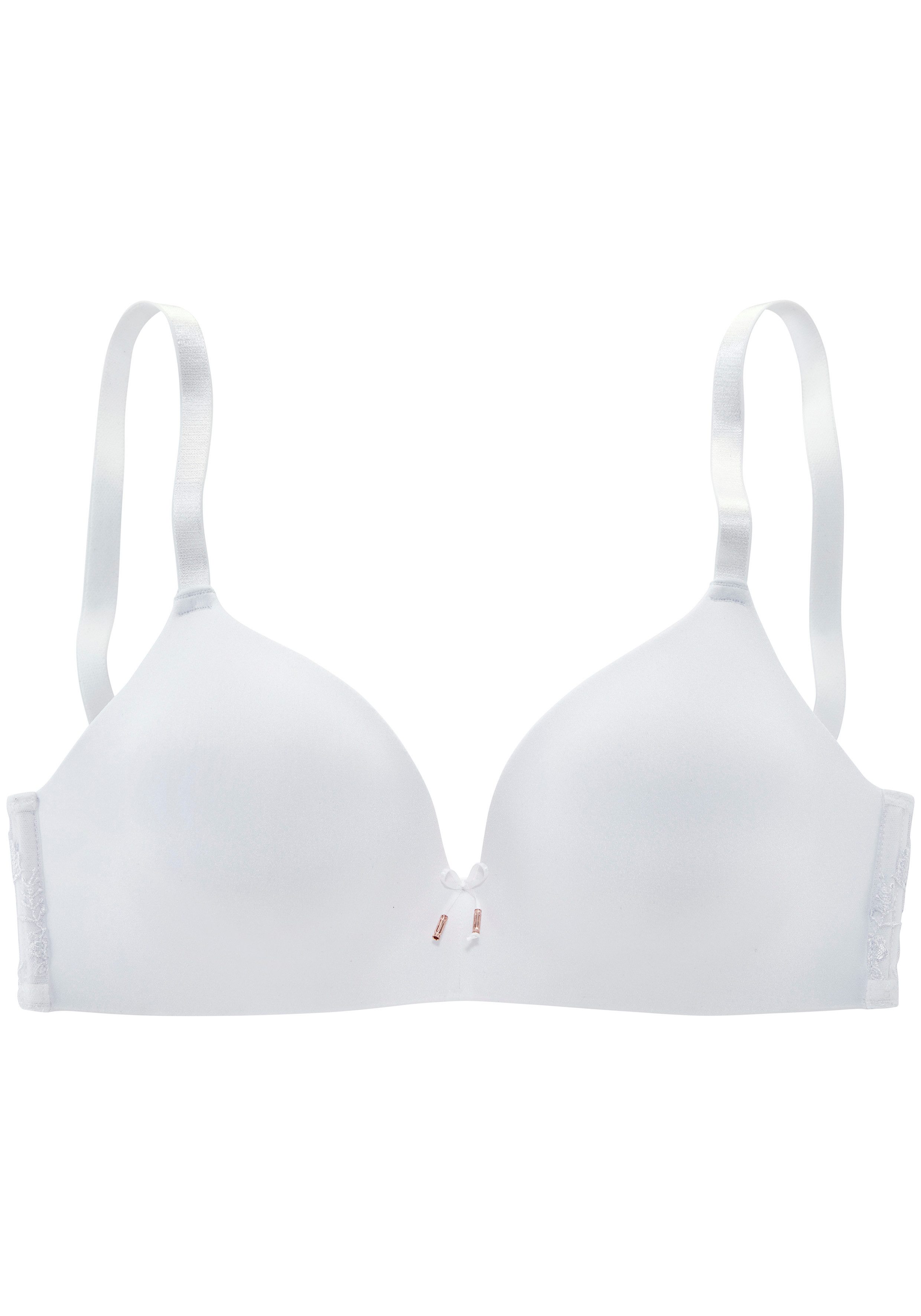 LASCANA Bralette-BH BH ohne Bügel, Schalen-BH, Maria edle Stickerei-Spitze mit Blumen, als Dessous-Set kombinierbar – Bild 2 von 5