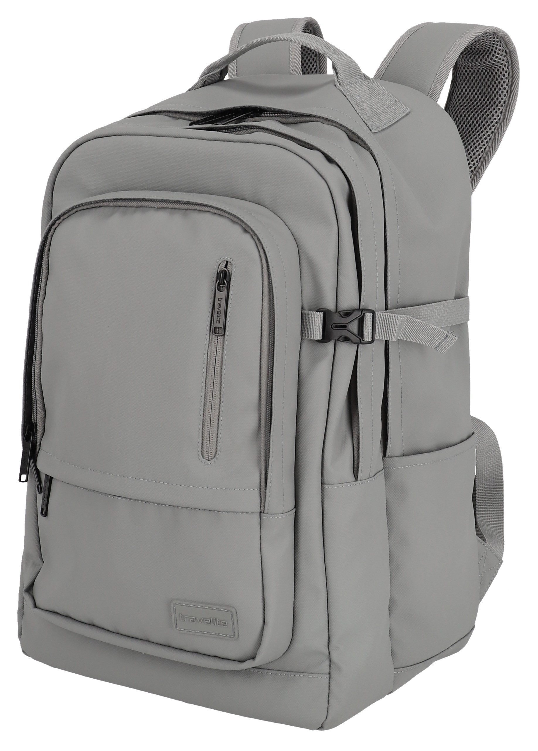 travelite Freizeitrucksack BASICS Laptoprucksack, aus robuster Plane – ideal für Schule, Arbeit und Reisen
