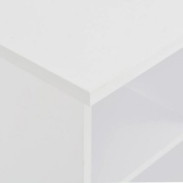 möbelando Stehtisch Weiding, aus Spanplatte in Weiß. Abmessungen (B/H/T) 60x110x60 cm