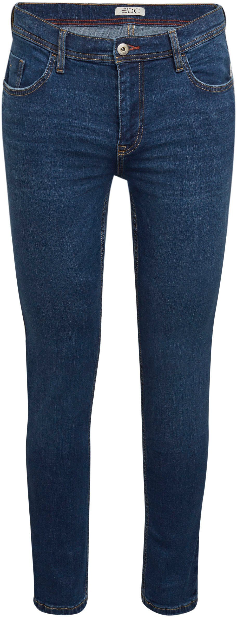 Edc By Esprit Denim Skinny Fit Jeans mit Stretch-Anteil in Blau Damen Bekleidung Jeans Röhrenjeans 