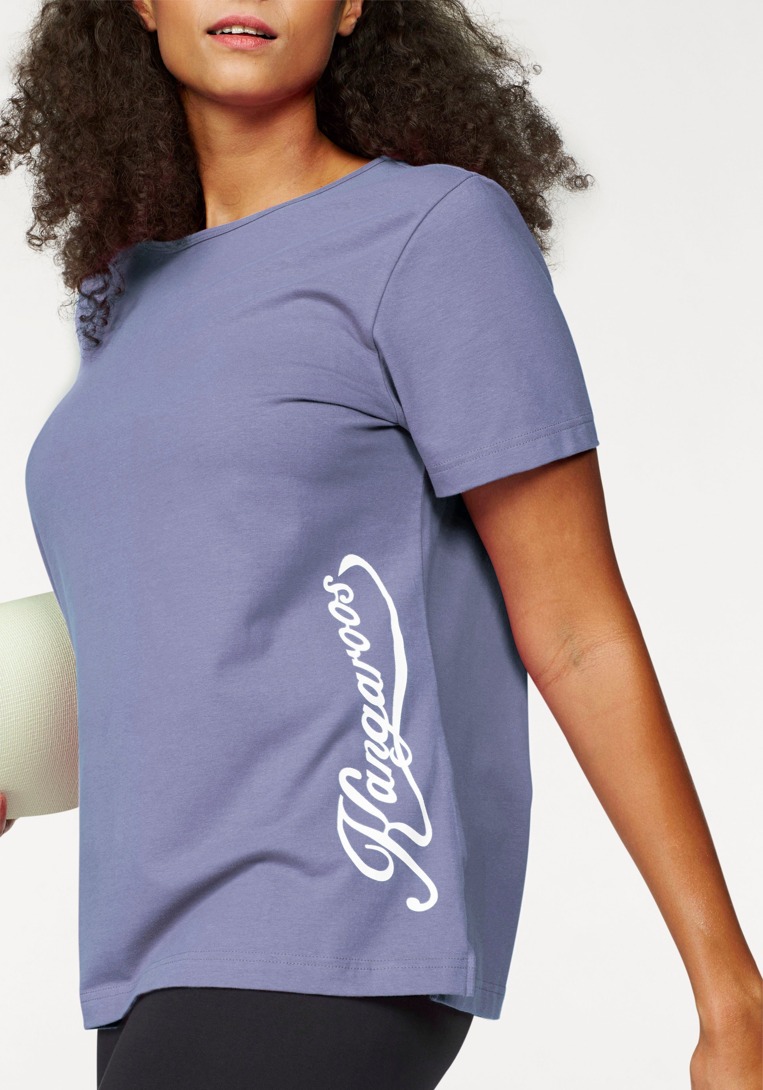 KangaROOS T-Shirt Kurzarm, casual, unifarben, große Größen