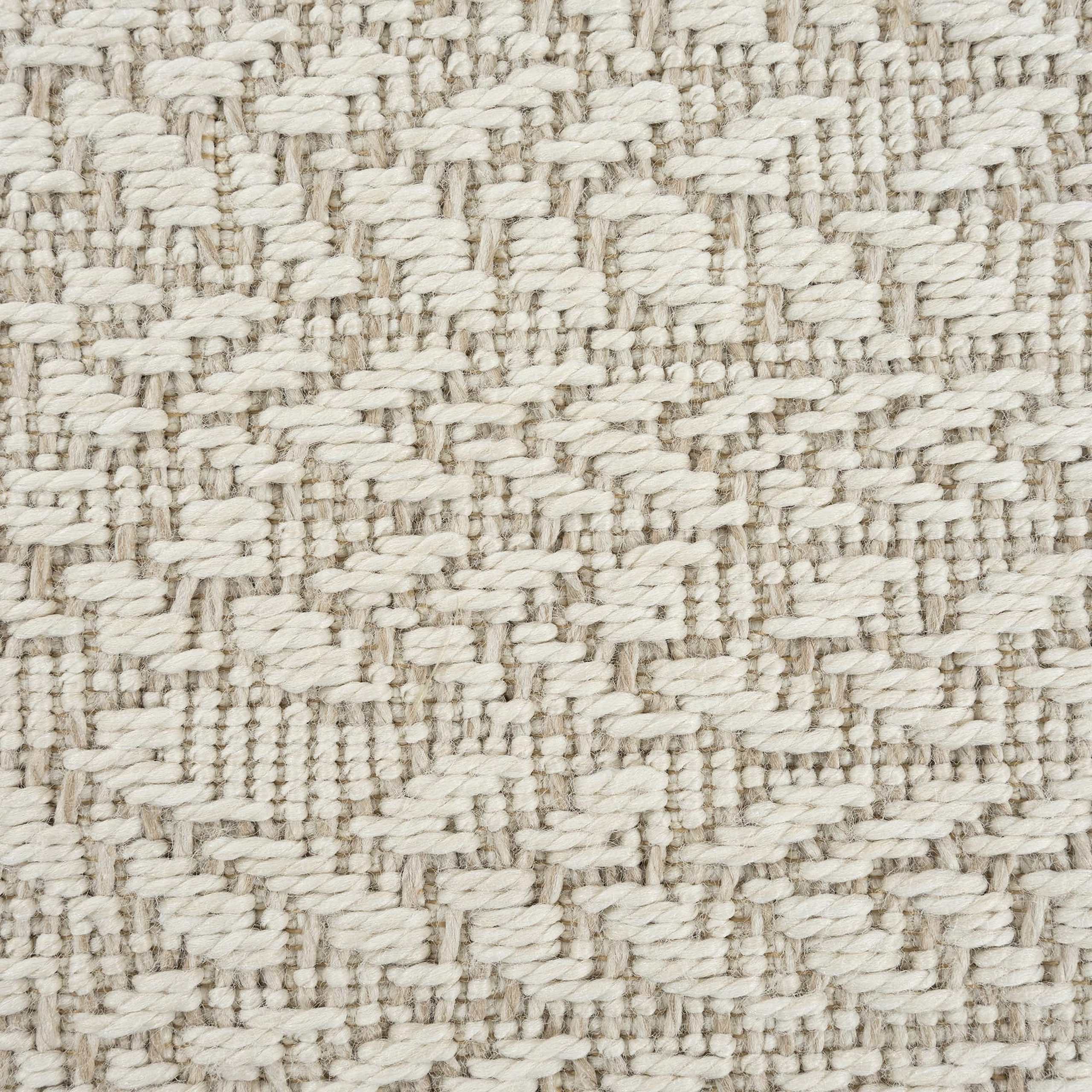 TeppichHome24 Outdoorteppich Outdoor-Teppich Terassenteppich mit Kreismuster langlebig und leicht, Rechteckig