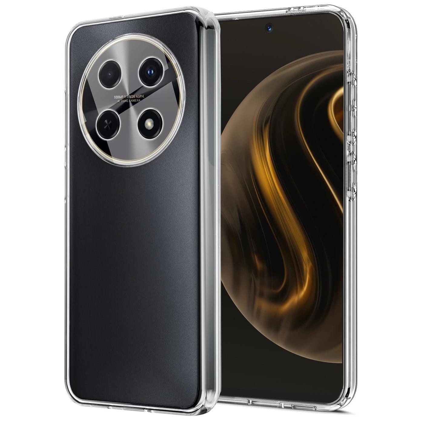 CoolGadget Handyhülle Transparent Ultra Slim Case für Huawei Nova 12i 6,7 Zoll, Silikon Hülle Dünne Schutzhülle für Nova 12i Hülle
