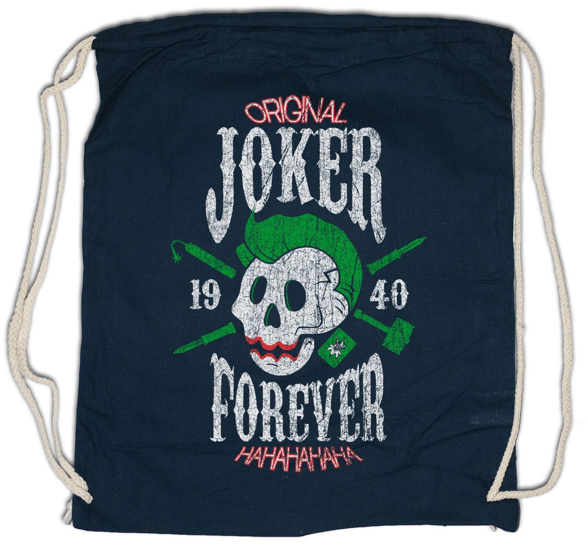 Turnbeutel Joker Forever Turnbeutel Skull Schädel Totenkopf Batman Totenschädel