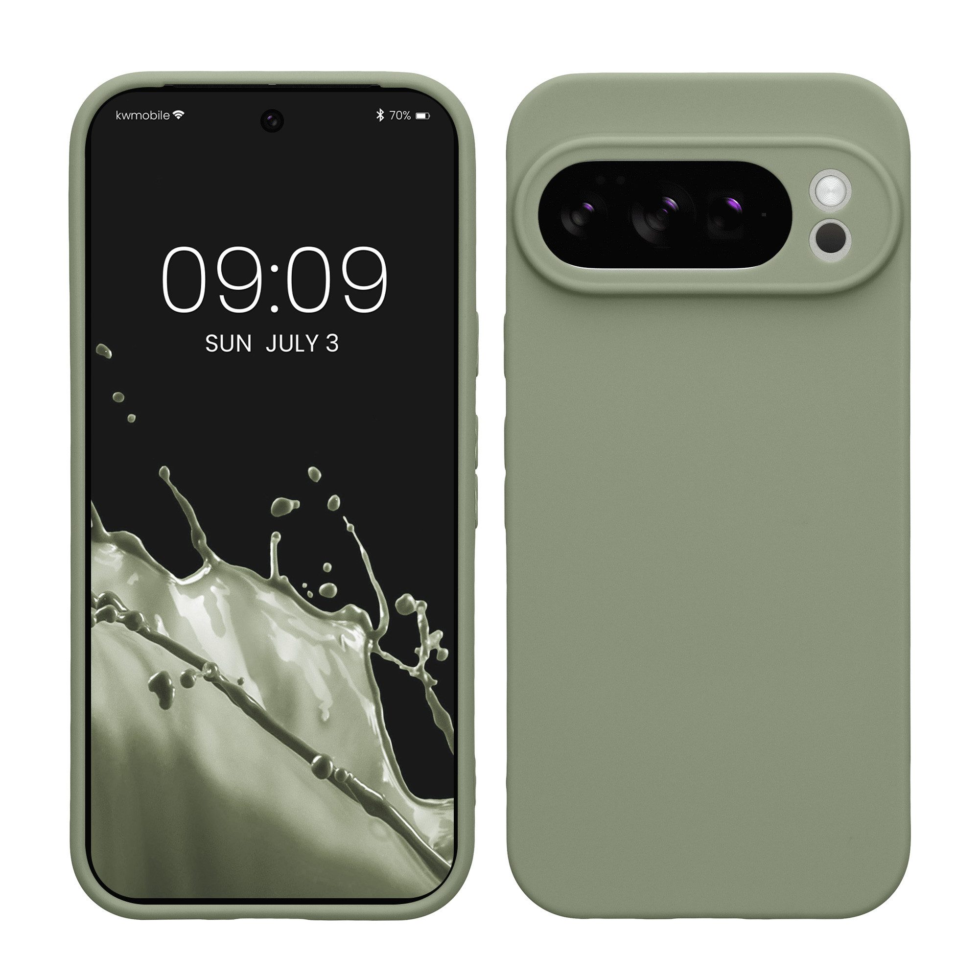 kwmobile Smartphone-Hülle Handyhülle für Google Pixel 10 Pro Hülle, Weiches Handy Silikon Case - Schutzhülle Cover