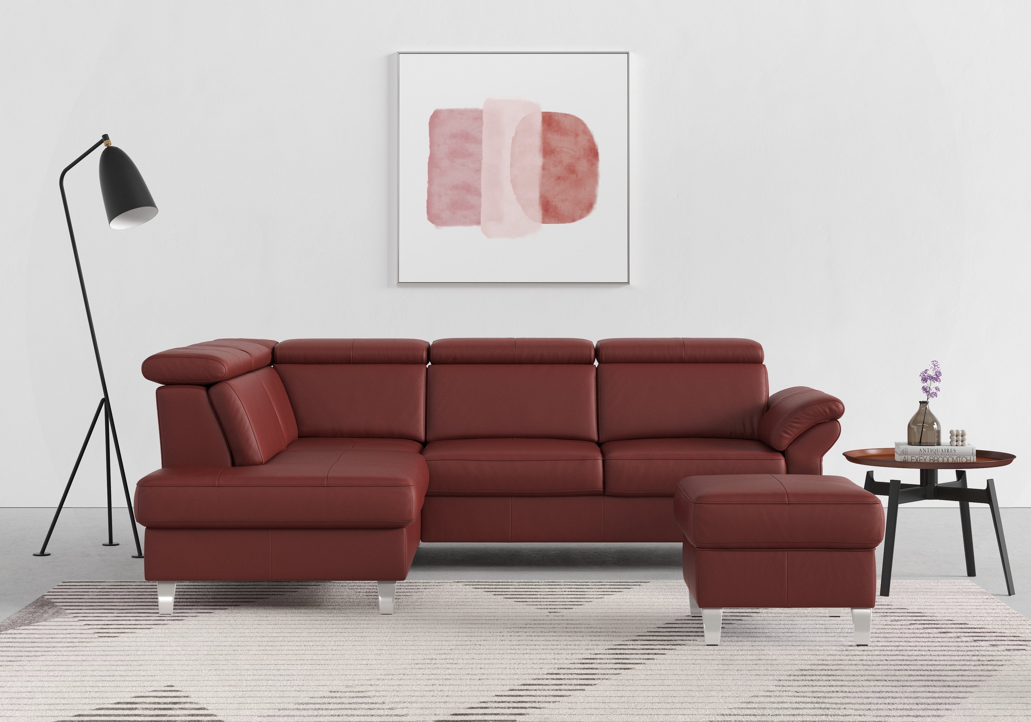 sit&more Ecksofa Arngast L-Form, inklusive Kopfteilverstellung günstig online kaufen