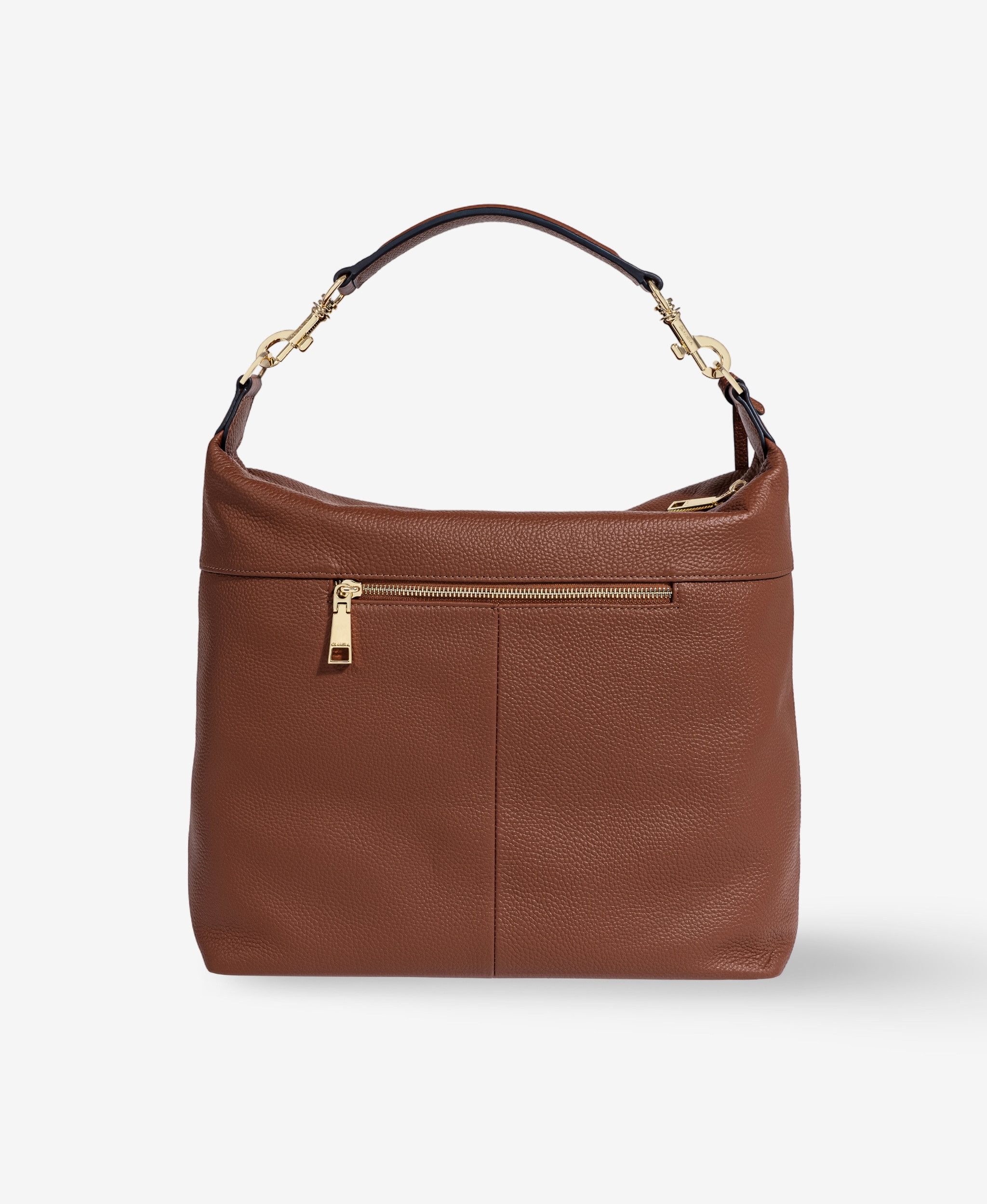 GLAMIRA Schultertasche Lysandra Braune Schultertasche (1-tlg), echt Leder