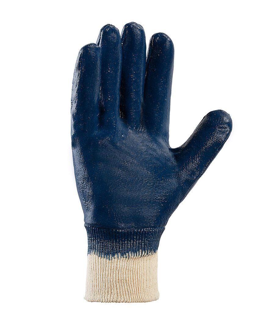 Polyester-Strickhandschuhe mit PU-beschichteten Fingerkuppen 2410