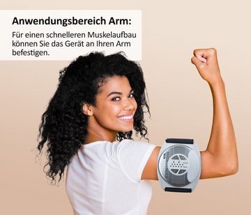 Genius Massagegerät Gymform Electro Fat Reducer EMS Trainingsgerät, Set 6-tlg., 3 in 1 Arm Bein Bauch Trainer, Bauchtrainer Muskelaufbau