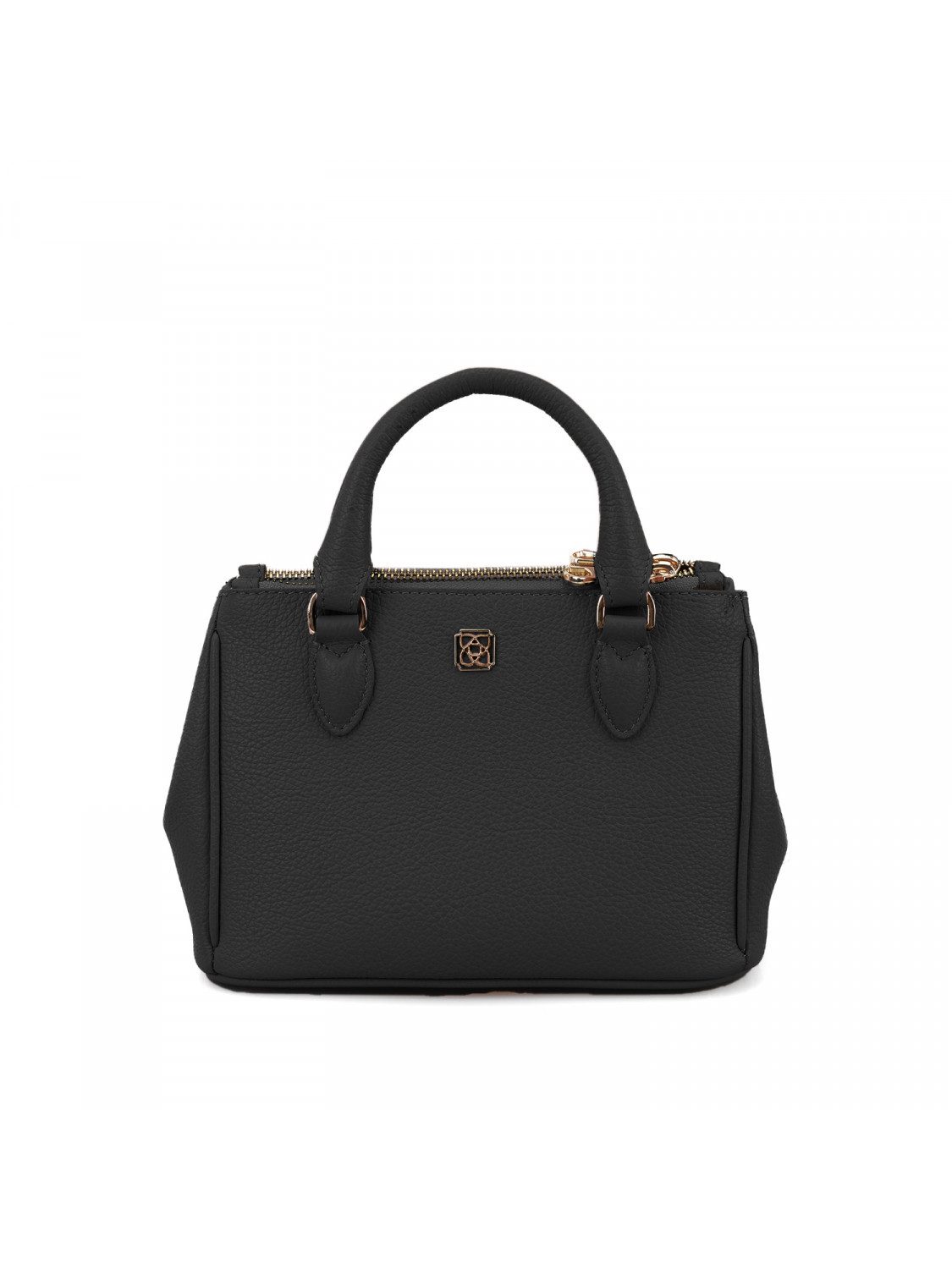 Desa Handtasche Desa Damen-Lederhandtasche – Eleganter Reißverschluss, praktisches Pol