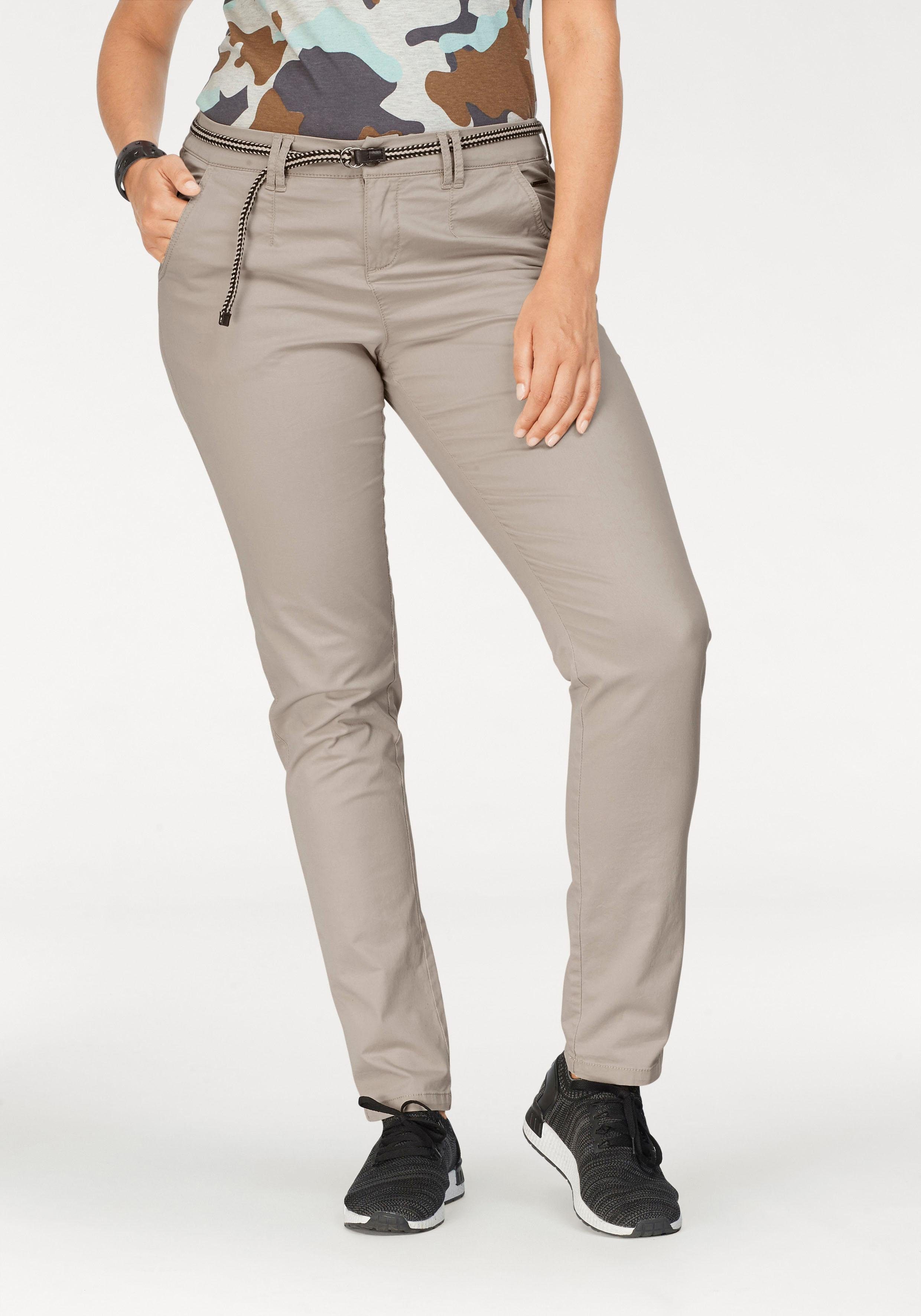 KangaROOS Chinohose (Set, 2-tlg., mit Gürtel) günstig online kaufen