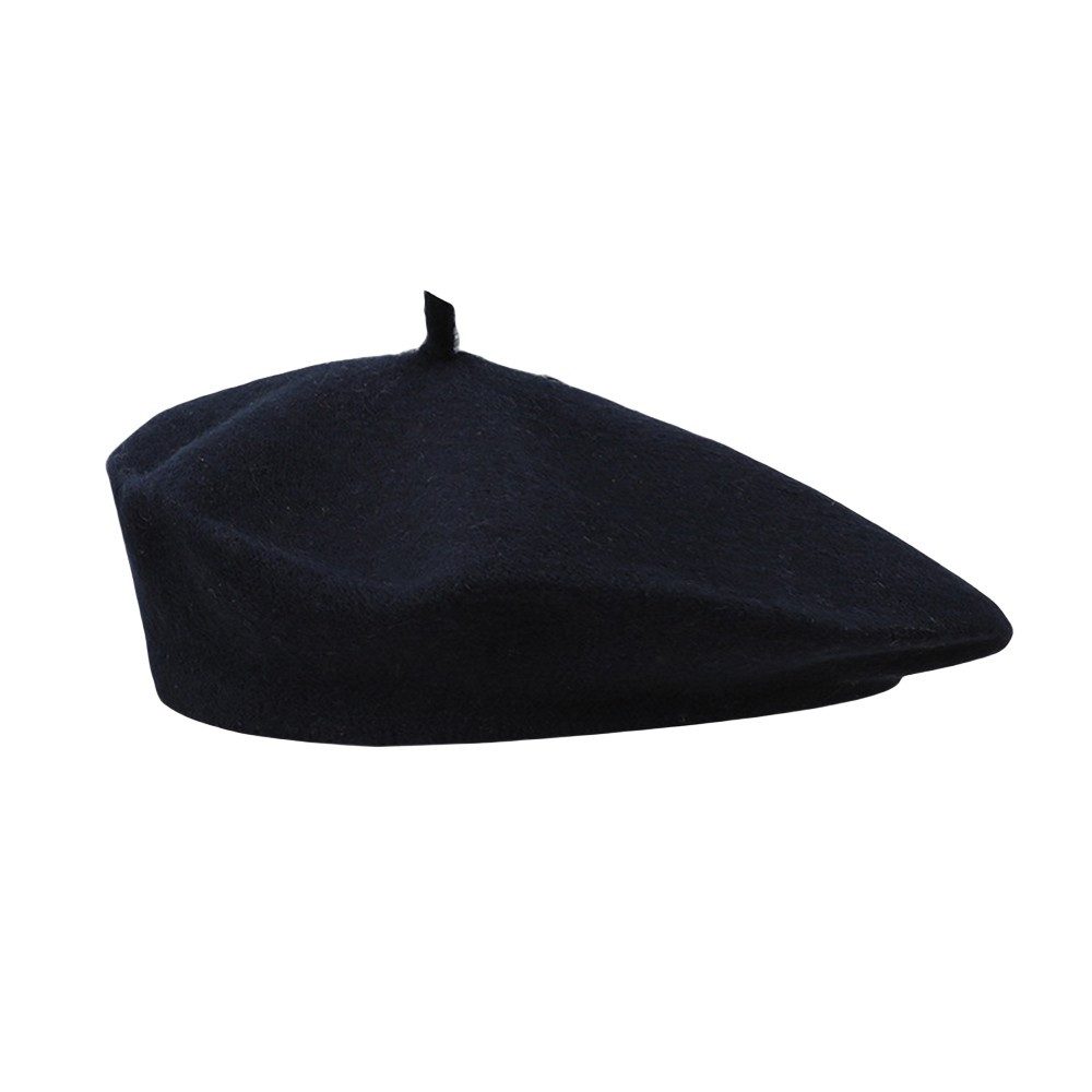 Coonoor Baskenmütze Französischer Stil Barett, Damen Baskenmütze, Klassishe Barett Ganzjährig tragbar,Einheitsgröße( 56-58cm)