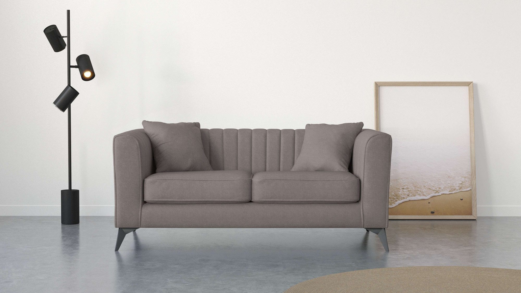 PLACES OF STYLE 2-Sitzer "MATTHEW elegantes Designsofa, Maße B/T/H: 170/86/ günstig online kaufen